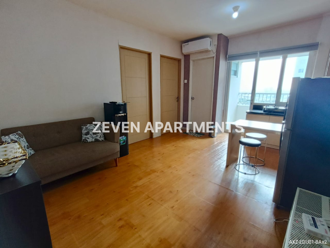 SEWA 2 BR CORNER FURNIS LENGKAP MINIMALIS APARTEMENT EDUCITY