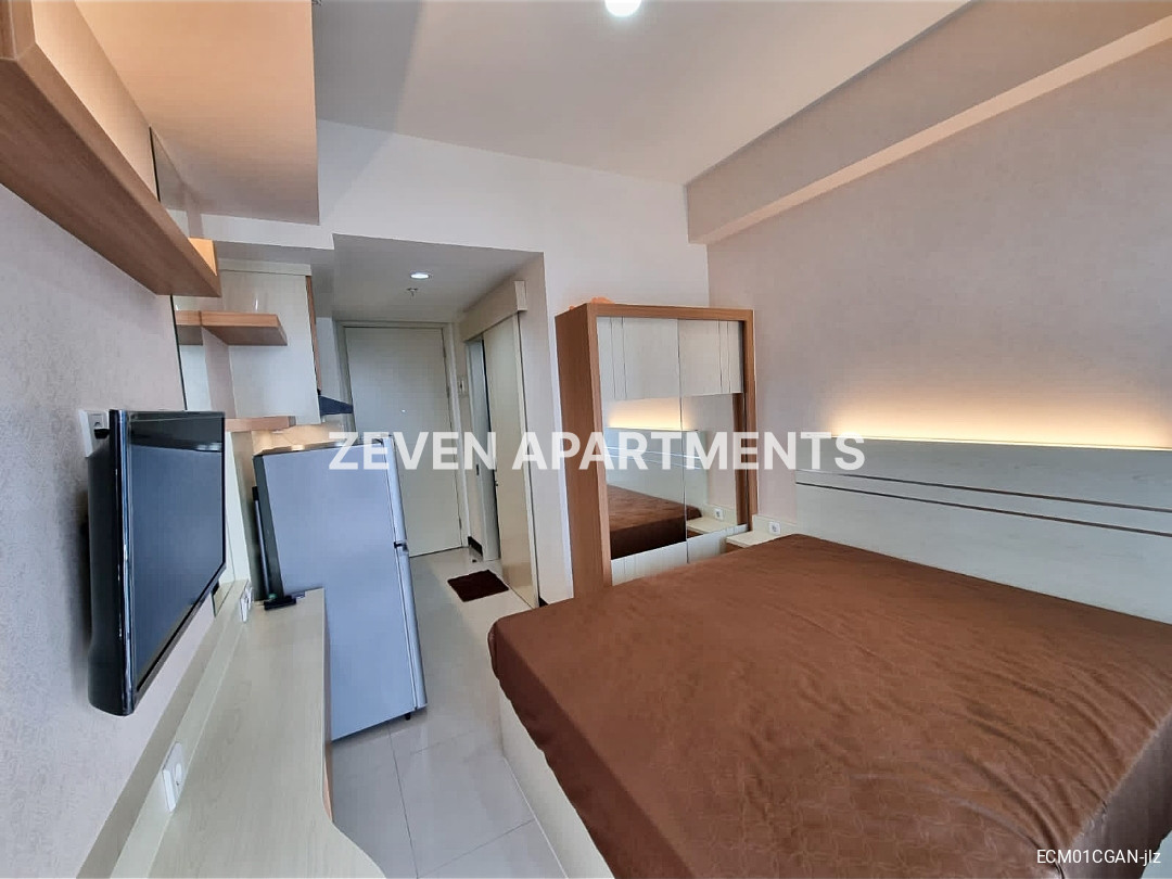 JUAL APARTMENT STUDIO BARU FURNIS AMOR EASTCOAST MANSION PAKUWON CITY