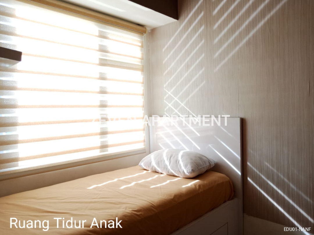 SEWA APARTEMEN EDUCITY 2 BEDROOM CORNER FURNIS