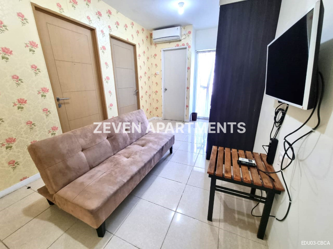 SEWA APARTEMEN 2BR FURNIS EDUCITY PAKUWON CITY