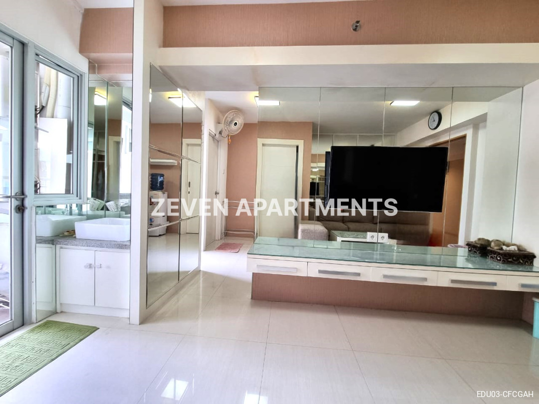 SEWA APARTEMEN 2BR FURNIS EDUCITY PAKUWON CITY